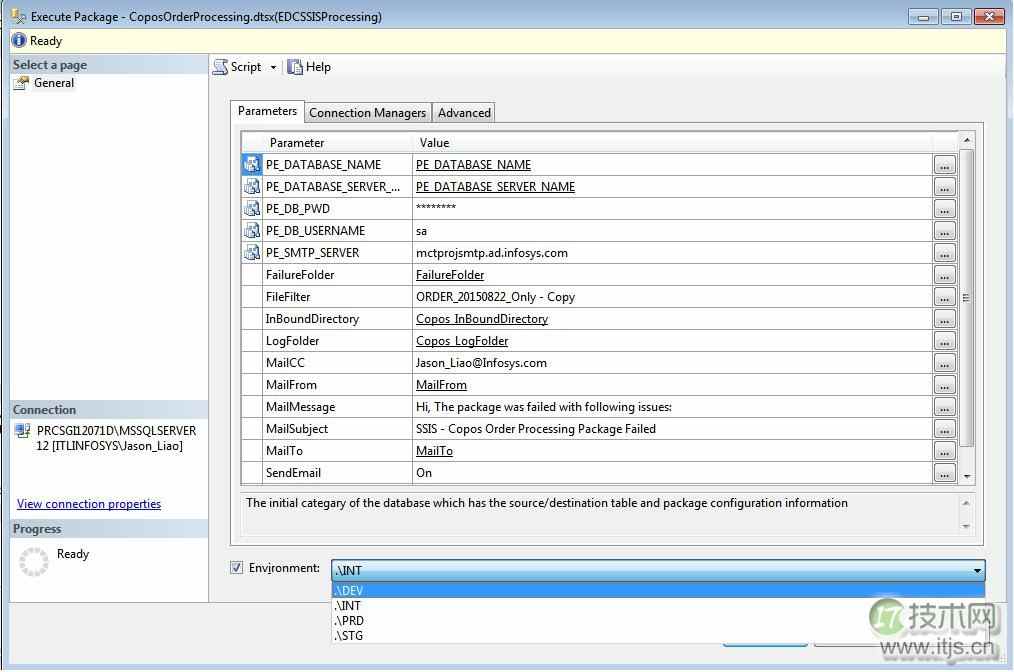 微软 BI 系列随笔 - SSIS 基础 - 参数与环境(图10)