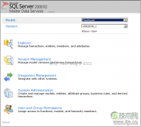 使用SQL Server 2008 R2的主数据服务调用API创建Model