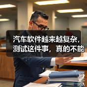 汽车软件越来越复杂，测试这件事，真的不能再“靠人扛”了！