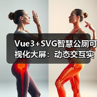 Vue3+SVG智慧公厕可视化大屏:动态交互实现无需切图(图2) Vue3+SVG智慧公厕可视化大屏:动态交互实现无需切图(图2)