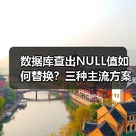 数据库查出NULL值如何替换？三种主流方案对比（图4）