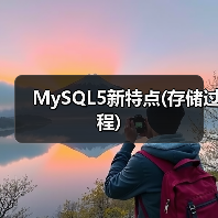 MySQL5新特点(存储过程)