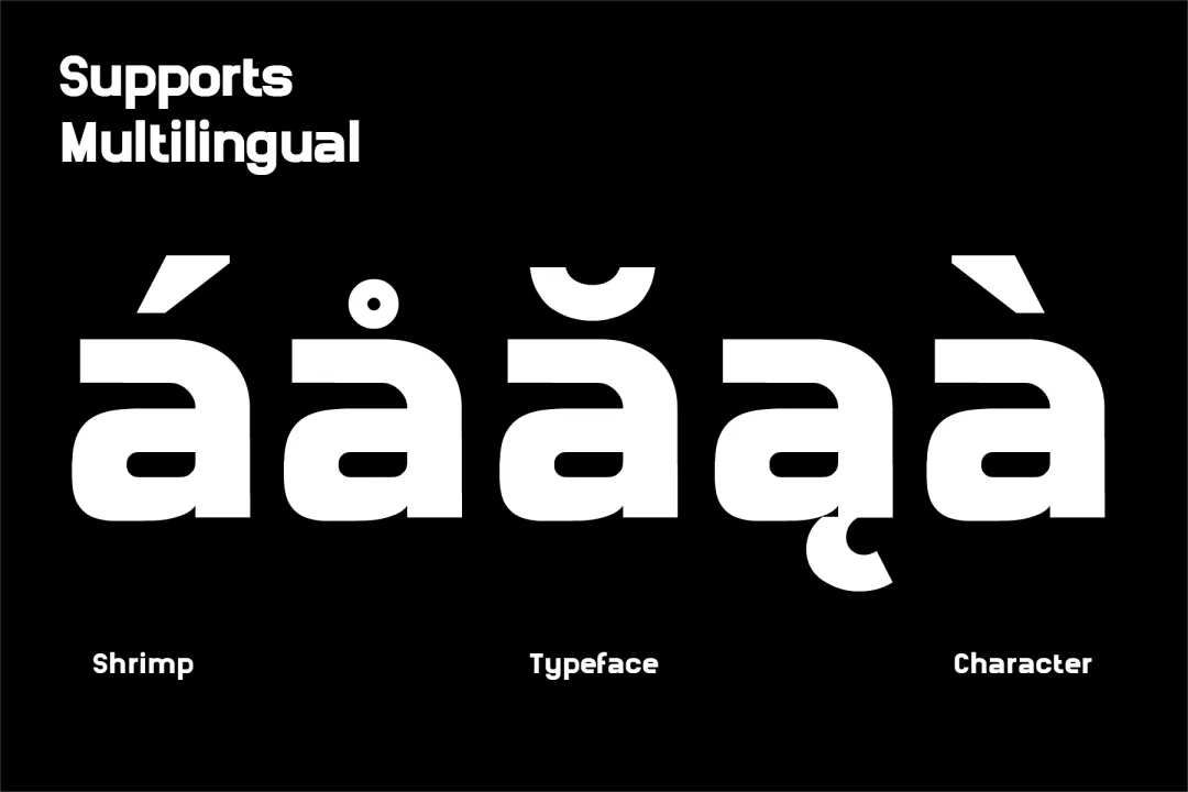 想找现代几何风格的无衬线字体？试试这款免费的Shrimp