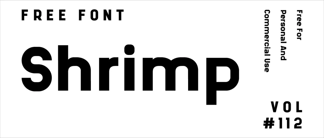 想找现代几何风格的无衬线字体？试试这款免费的Shrimp